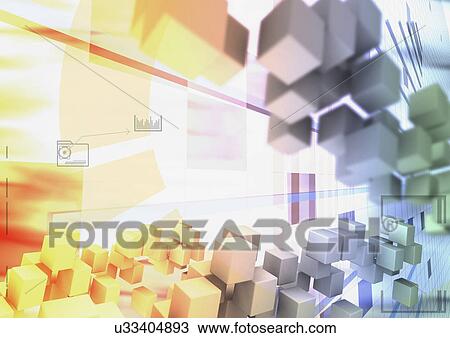 Close-Up, Computer Graphics, Cube, Design, Digitally Generated Image View Large Photo Image Stock Image - Close-Up, Computer Graphics, Cube, Design, Digitally Generated Image. Fotosearch