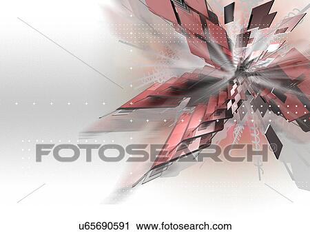 Stock Image - Close-Up, Computer Graphics, Design, Digitally Generated Image, Fractal. Fotosearch