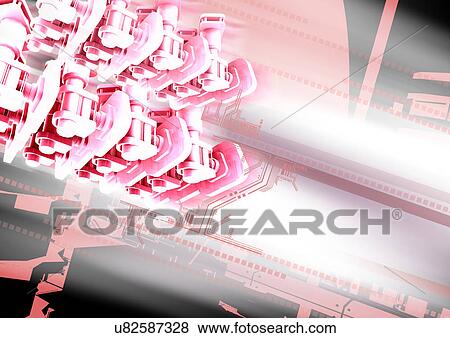 Stock Photo - Close-Up, Computer Graphics, Design, Digitally Generated Image, Fractal. Fotosearch
