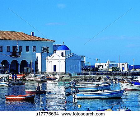 boats, outdoors, pier, harbor, seaside, Aegean sea View Large Photo Image Picture - boats, outdoors, pier, harbor, seaside, Aegean sea. Fotosearch