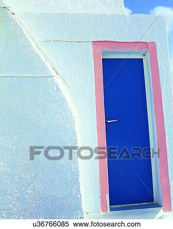 building, Europe, doors, walls, blue, pink View Large Photo Image Stock Photography - building, Europe, doors, walls, blue, pink. Fotosearch