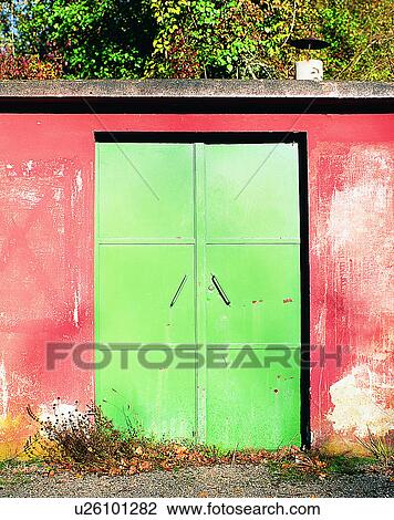 building, Europe, doors, walls, green red, trees View Large Photo Image Stock Image - building, Europe, doors, walls, green red, trees. Fotosearch