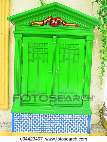 building, Europe, doors, walls, green, words View Large Photo Image Stock Photo - building, Europe, doors, walls, green, words. Fotosearch