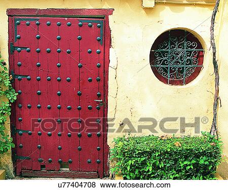 Stock Photo - building, Europe, doors, walls, decorative, window. Fotosearch