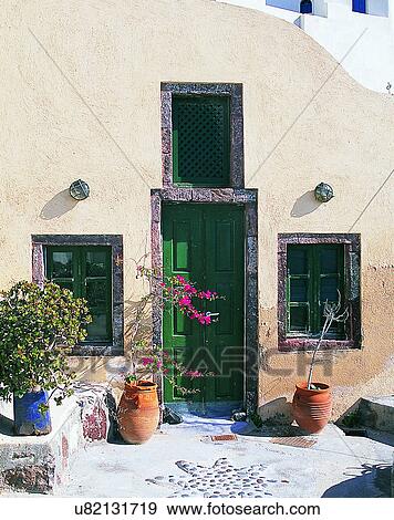 Stock Photo - building, Europe, doors, walls, windows, home. Fotosearch