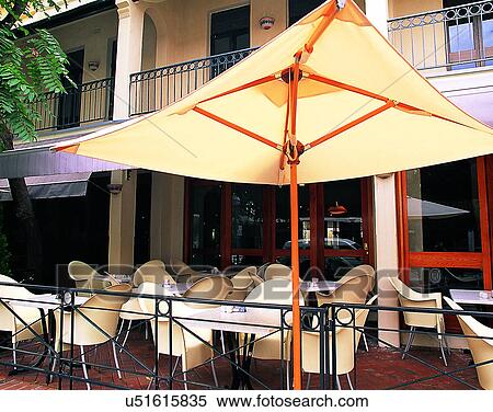 Stock Photography - café, outdoors, restaurant, buildings, city, Australia. Fotosearch