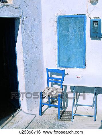 chair, outdoors, window, corner, doorway, Aegean sea View Large Photo Image Stock Photograph - chair, outdoors, window, corner, doorway, Aegean sea. Fotosearch