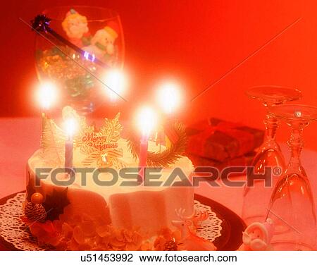 Christmas, indoors, party, cake, candles, wine View Large Photo Image Stock Image - Christmas, indoors, party, cake, candles, wine. Fotosearch