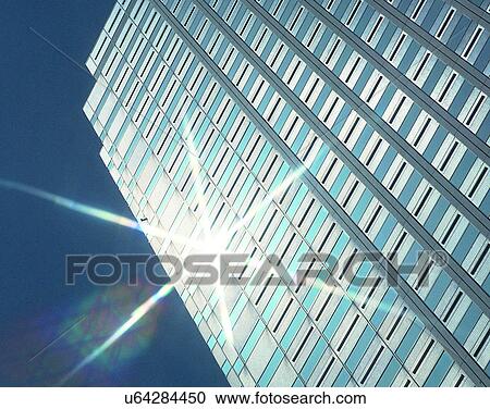 City view, modern look, outdoors, sky, windows, building View Large Photo Image Stock Image - City view, modern look, outdoors, sky, windows, building. Fotosearch