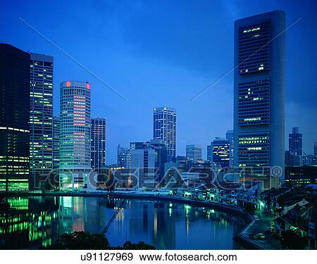 City view, modern look, outdoors, windows, buildings, business View Large Photo Image Stock Photo - City view, modern look, outdoors, windows, buildings, business. Fotosearch