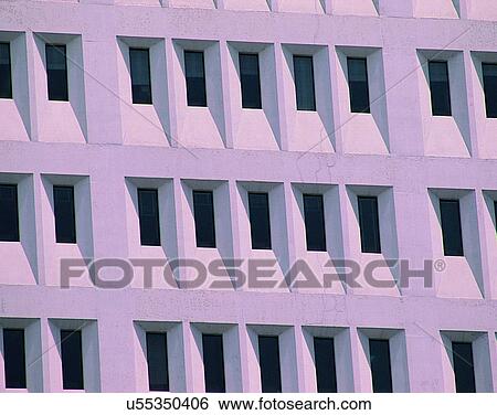 Stock Photograph - City view, modern look, outdoors, windows, building, day time. Fotosearch