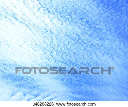 Stock Photograph - clouds, sky, outdoors, daytime, pattern. Fotosearch