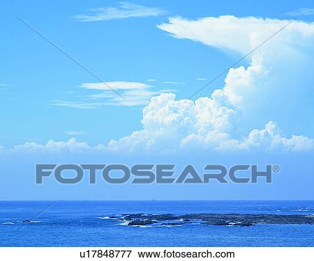 clouds, sky, outdoors, daytime, horizon, water View Large Photo Image Stock Photo - clouds, sky, outdoors, daytime, horizon, water. Fotosearch