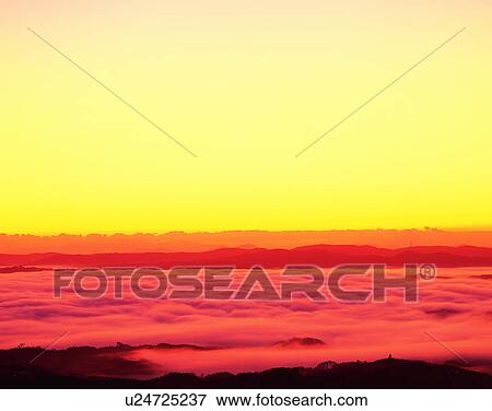 clouds, sky, outdoors, sunset, horizon View Large Photo Image Stock Photo - clouds, sky, outdoors, sunset, horizon. Fotosearch