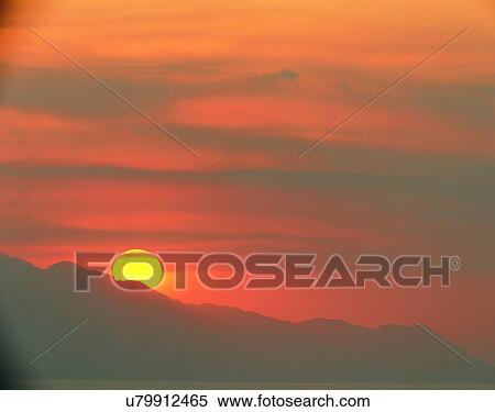 clouds, sky, outdoors, sunset, horizon, mountains View Large Photo Image Stock Photography - clouds, sky, outdoors, sunset, horizon, mountains. Fotosearch