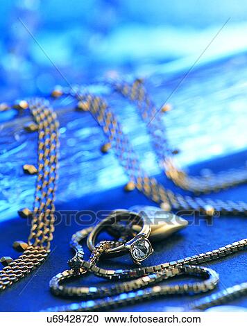 Color images, close-up, jewelry, luxury, necklaces, chains, ring View Large Photo Image Stock Image - Color images, close-up, jewelry, luxury, necklaces, chains, ring. Fotosearch