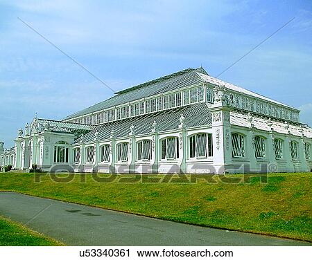 Stock Image - England, UK, Europe, outdoors, buildings, road. Fotosearch