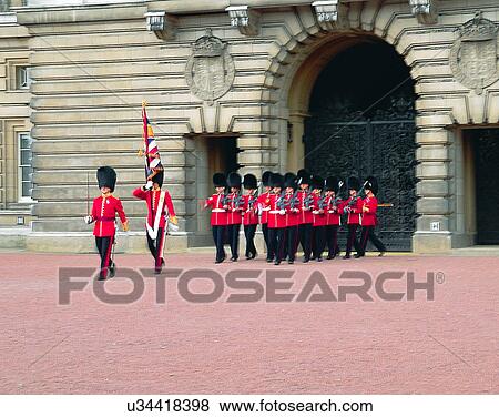 England, UK, Europe, outdoors, traditional clothes, soldiers View Large Photo Image Stock Photo - England, UK, Europe, outdoors, traditional clothes, soldiers. Fotosearch