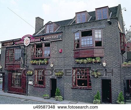 England, UK, Europe, outdoors, buildings, restaurant View Large Photo Image Stock Photo - England, UK, Europe, outdoors, buildings, restaurant. Fotosearch
