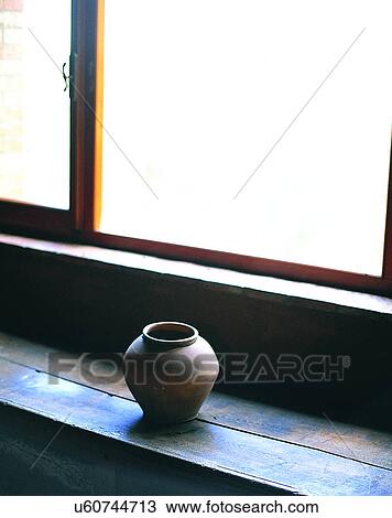 Europe, indoors, window, vase, sunlight, shelf View Large Photo Image Stock Image - Europe, indoors, window, vase, sunlight, shelf. Fotosearch