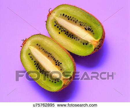 Stock Photography - Fruits, nature, fresh, kiwi, section. Fotosearch