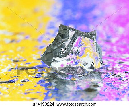 Picture - glass, close-up, broken. Fotosearch
