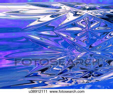 Stock Image - glass, close-up, pattern. Fotosearch