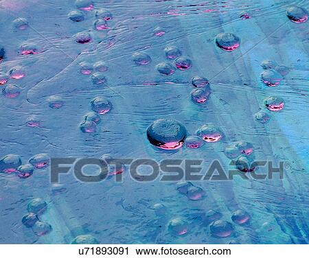 Stock Image - glass, close-up, water, drop. Fotosearch