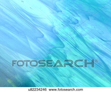 Stock Photograph - glass, patterns, abstract, blue. Fotosearch