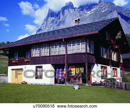 house, outdoors, daytime, architecture, European, yard View Large Photo Image Stock Photograph - house, outdoors, daytime, architecture, European, yard. Fotosearch