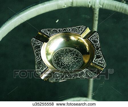 Stock Photo - indoor, table, ashtray, interior, artificial. Fotosearch