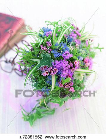 indoors, bouquet, flowers, close-up, pink, leaves View Large Photo Image Stock Image - indoors, bouquet, flowers, close-up, pink, leaves. Fotosearch