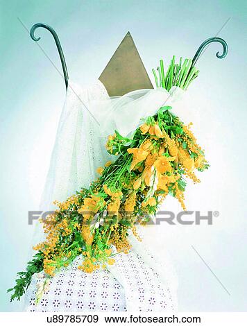indoors, bouquet, flowers, close-up, chair, yellow View Large Photo Image Stock Photo - indoors, bouquet, flowers, close-up, chair, yellow. Fotosearch