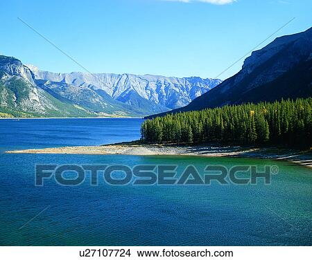 lakeside, water, nature, sky, mountains, landscape View Large Photo Image Picture - lakeside, water, nature, sky, mountains, landscape. Fotosearch