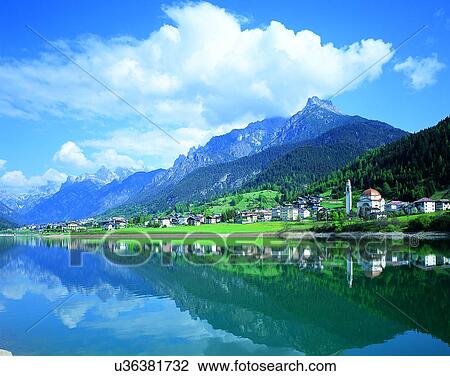 lakeside, water, nature, sky, mountains, landscape View Large Photo Image Stock Image - lakeside, water, nature, sky, mountains, landscape. Fotosearch