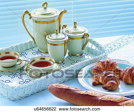 lifestyle, close-up, indoor, breads, tea sets, cups View Large Photo Image Stock Image - lifestyle, close-up, indoor, breads, tea sets, cups. Fotosearch