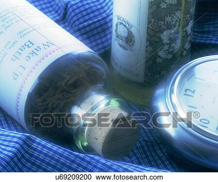 lifestyle, close-up, shirt, clock, bottles, bath soap View Large Photo Image Stock Image - lifestyle, close-up, shirt, clock, bottles, bath soap. Fotosearch