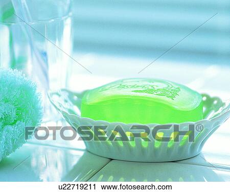 lifestyle, close-up, soap dish, soap, towel, glass View Large Photo Image Stock Image - lifestyle, close-up, soap dish, soap, towel, glass. Fotosearch