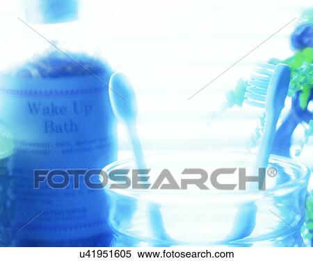 lifestyle, close-up, toothbrushes, glass, bottle, bright light View Large Photo Image Stock Photography - lifestyle, close-up, toothbrushes, glass, bottle, bright light. Fotosearch