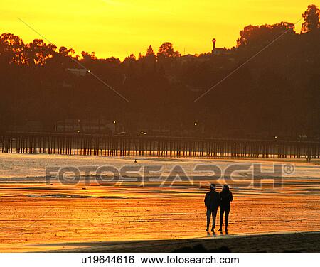 Stock Photograph - love, couple, companionship, friends, beach, outdoors. Fotosearch