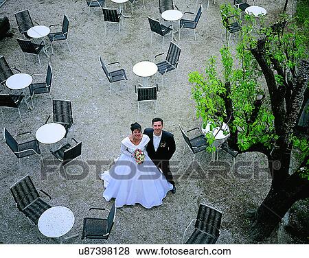 Stock Photo - love, couples, companionship, wedding, outdoors, sea. Fotosearch