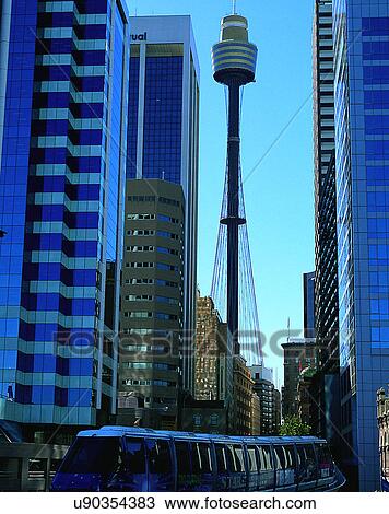 mass transit, outdoors, sky, buildings, city, Australia View Large Photo Image Stock Image - mass transit, outdoors, sky, buildings, city, Australia. Fotosearch