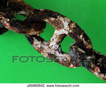 Stock Image - metal, background, close-up, pattern, surface, chain. Fotosearch