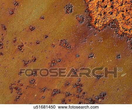 Stock Image - metal, background, close-up, rust, texture, pattern. Fotosearch
