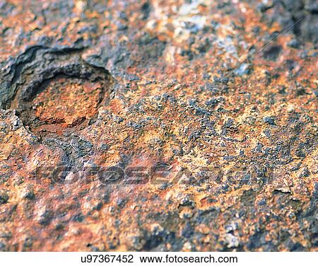 Stock Image - metal, background, close-up, rust, texture, pattern. Fotosearch