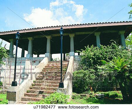 Micronesia, tropical, outdoors, scenery, building, stairs View Large Photo Image Stock Photo - Micronesia, tropical, outdoors, scenery, building, stairs. Fotosearch