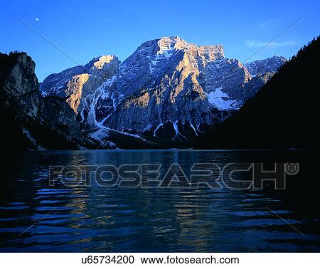 Stock Image - mountain, landscape, outdoors, sky, mountain, landscape range. Fotosearch