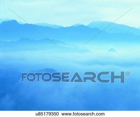 Stock Image - mountain, landscape, outdoors, sky, clouds, mountain. Fotosearch