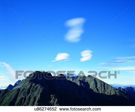 Stock Image - mountain, landscape, outdoors, sky, mountain, landscape range. Fotosearch