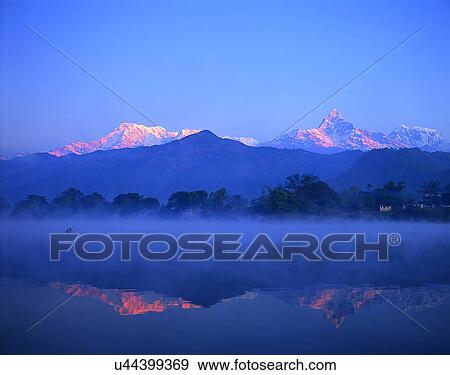 Stock Photo - mountain, landscape, outdoors, sky, peaks, landscape. Fotosearch